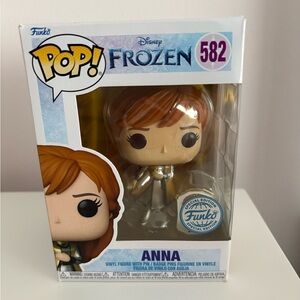 Funko Pop! Anna with Brown Hair and Blue Outfit